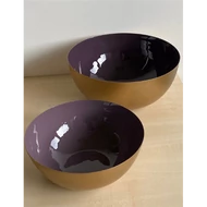 BOWLS DELUXE, lila, d1=26,5, d2=21,5cm, készlet 2db/szett (E7839-2)