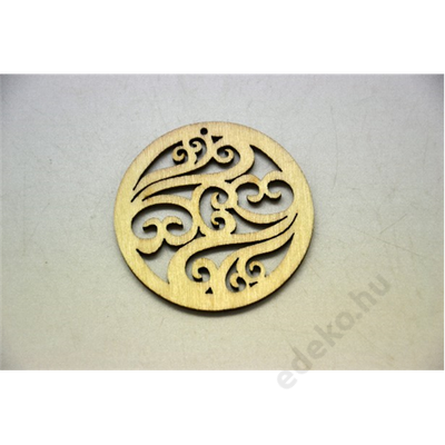 MEDÁL, FÁBÓL, SZÉL (KB:5CM) P2- (E355442)