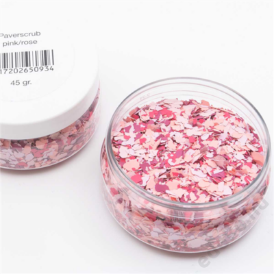 Paverscrub mozaikszerű lapocskák, pink/rózsa, 45g (PAV004-SCRPIN)