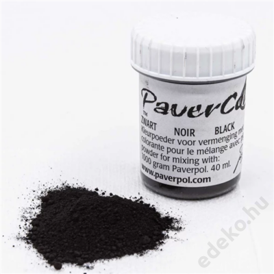 PaverColor színező porok, black/fekete (PAV005-FEK)