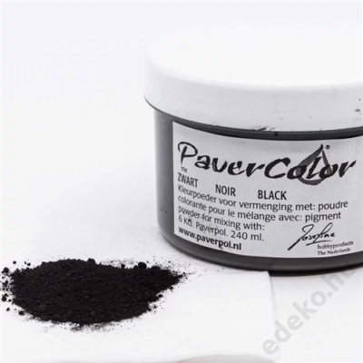 PaverColor színező porok, black/fekete, 240ml (PAV005-FEK240)
