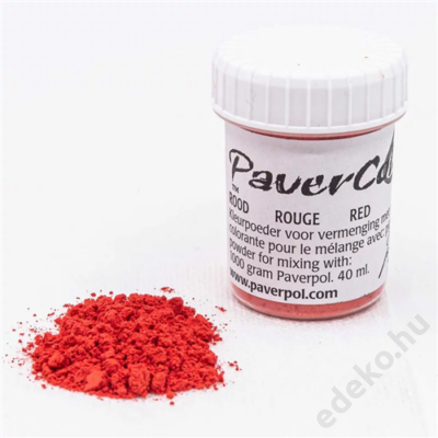 PaverColor színező porok, red/vörös (PAV005-PI)